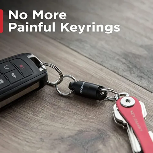 Vista 5 de KeySmart MagConnect - Llavero magnético de liberación rápida, llavero para bolso, bolso, cinturón y automóvil, llavero desmontable