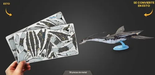 Vista 2 de Metal Earth Serie Premium Avatar 2 Ilu 3D Metal Modelo Kit Fascinaciones