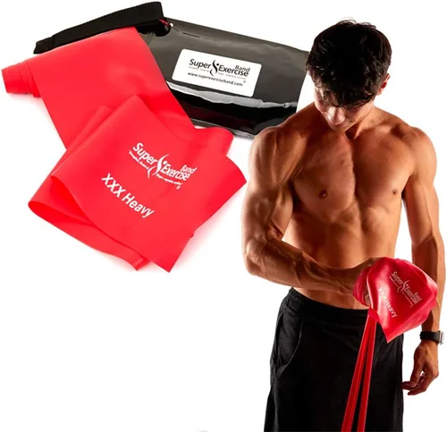 Vista 13 de Resistance Bands for Working Out 7Ft Long Resistance Bands Super Exercise Bands with Carry Pouch and Door Anchor I Latex Free Workout Bands