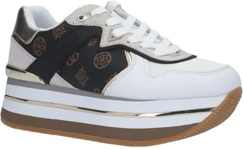 Vista 7 de Guess Scarpe Donna Zeppa Harinna Pala BlancoMarrón 4G Logo D23GU28 FL7HARFAL12, Multicolor