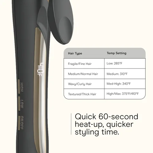 Vista 12 de INFINITIPRO by Conair - Rizador de 3 barriles, ondulador de pelo, crea ondas playeras, ondas de larga duración para uso en cabello medio a largo
