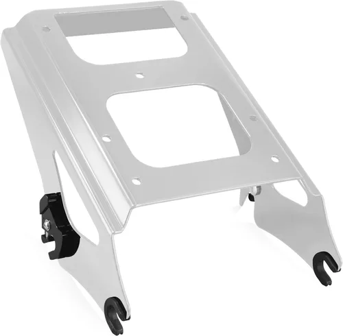 Vista 10 de Estante de montaje desmontable para maletero doble para 2009-2013, compatible con Harley Davidson Touring Street Glide Road King Road Glide Electra
