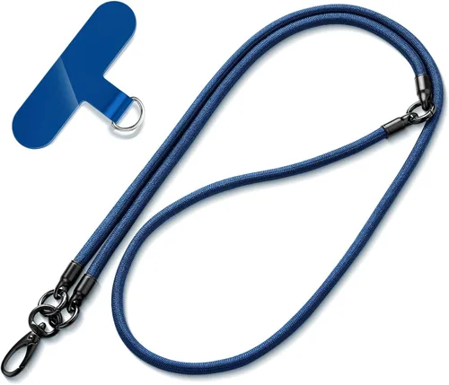 Vista 15 de Correa cruzada para teléfono con 2 carteras con cremallera, 2 unidades, correa cruzada para teléfono y cordón para muñeca, 1 almohadilla, correa