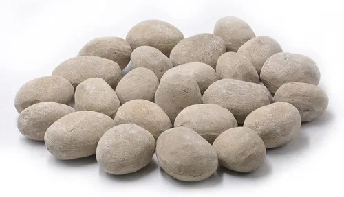 Vista 3 de Stanbroil Piedras ligeras de fibra de cerámica para hoguera, beige