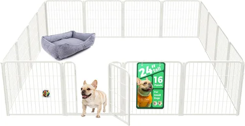 Vista 85 de FXW Homeplus Unleashed Corralito para Perros de Interior - Juego Sin Estrés y Seguro, Resistente de 24 Pulgadas 2 Paneles Corralito para Cachorros