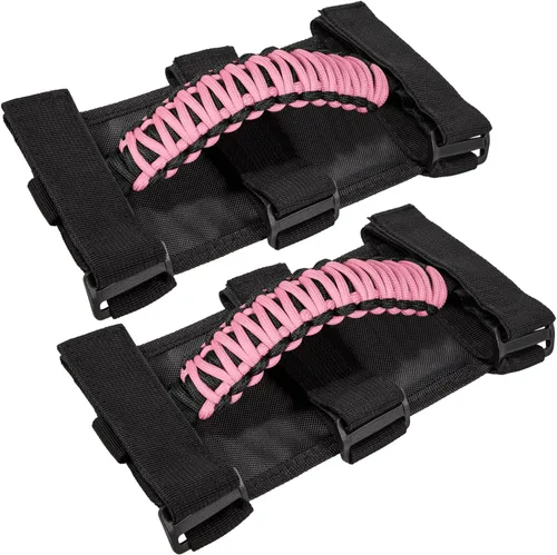 Vista 11 de Asas de agarre para Jeep Wrangler JK JKU JL JLU TJ YJ Sports Sahara Freedom Rubicon Unlimited Gladiator JT 1955-2023 UTV ATV Accesorios Premium 550