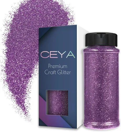 Vista 47 de Ceya Polvo de purpurina ultra fina de 3.8 onzas/110g, Admiral Blue Crafts Glitter de 1/128 pulgadas, 0.008 pulgadas, 0.2mm para slime, resina epoxi