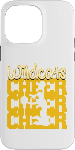 Vista 21 de Wildcats Cheer Back to School Cheerleading Spirit GY Case for iPhone XR