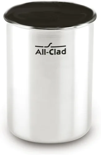 Vista 4 de All-Clad Specialty - Juego de herramientas de cocina de acero inoxidable con cabeza de nailon, 4 piezas con herramientas de cocina Caddy
