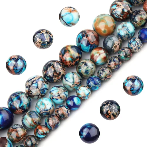 Vista 17 de 7 cuentas de piedra preciosa de chakra de 8 mm pulidas y redondas, 49 piezas, piedras naturales suaves para chakra, cristales curativos y piedras 7