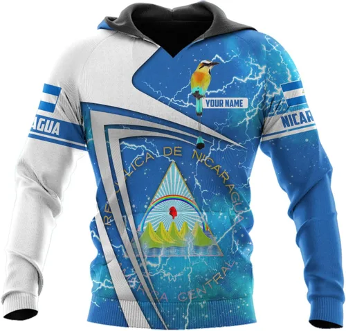 Vista 8 de Camisa personalizada de Nicaragua con bandera de Nicaragua para hombres y mujeres, camiseta de Nicaragua, camiseta de Nicaragua