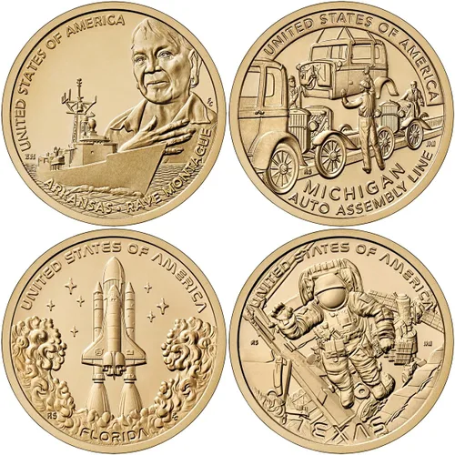 Vista 9 de 2018 D - 2025 D Mint First 29 Coins of American Innovation Dollars Uncirculated