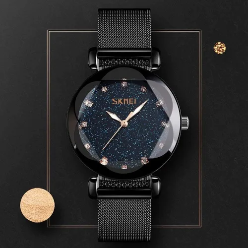 Vista 7 de GOSASA Reloj de pulsera de cuarzo para mujer, estilo simple, impermeable, correa de acero