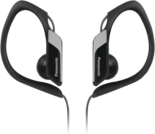 Vista 2 de Panasonic rp-hs16-k dentro de oído earbud audífonos con flexible Bisagra de oreja (Negro) Generación previa 2 Negro