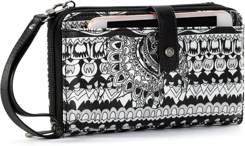 Vista 2 de Sakroots Bolso bandolera grande de lona con revestimiento para smartphone