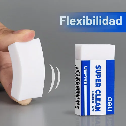 Vista 4 de Deli Borradores de lápiz, borradores de lápiz, paquete de 10