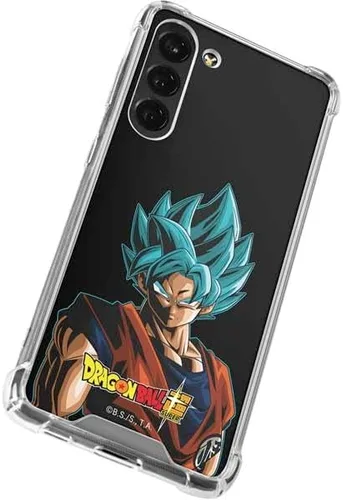 Vista 2 de Skinit Funda transparente compatible con Galaxy S23 Plus, diseño oficial de Dragon Ball Super Goku