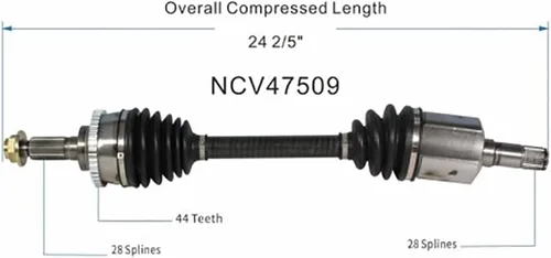 Vista 5 de 2 unids conductor delantero lado pasajero lado par CV montaje CV junta CV eje para Mazda 626 1993 1996 2000 2002 para Mazda 626 Manual Trans Auto