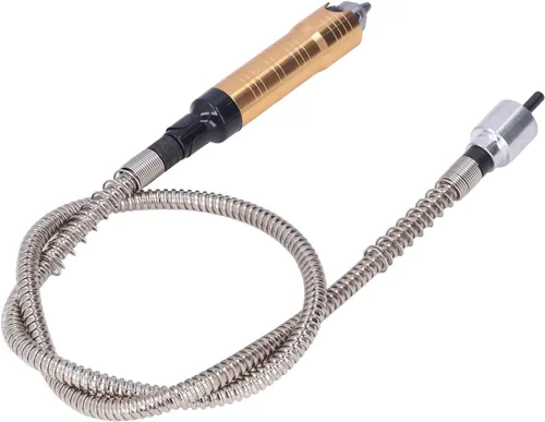 Vista 4 de Mandril de extensión de eje flexible, adaptador de llave de portabrocas de extensión de eje flexible, accesorio flexible para taladro eléctrico