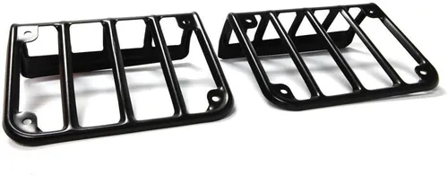 Vista 5 de Cubierta de luz trasera compatible con protectores de luz trasera de Jeep JK Wrangler 2007-2017, cubierta de luces, protector de luz trasera JK