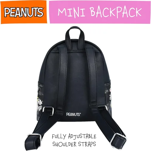 Vista 4 de Danielle Nicole DANI Peanuts Mini Mochila Pequeño Libro Negro