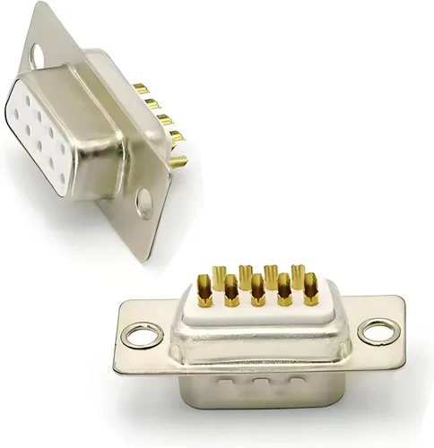 Vista 5 de 20 conectores de soldadura serie DB9 RS232 D-sub hembra
