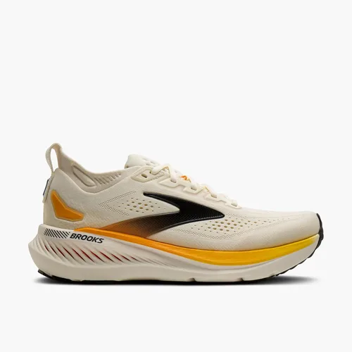 Vista 5 de Brooks Men’s Glycerin GTS 23 Running Shoe Arctic Wolf Angora Naranja