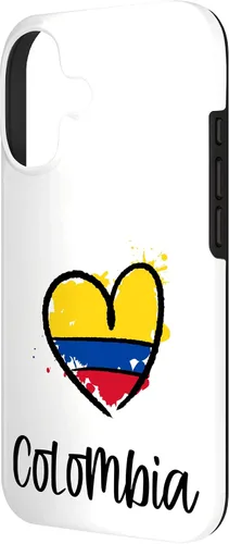 Vista 2 de Colombia Heart Art Cool South America Spanish Colombian Gift Case for iPhone 17