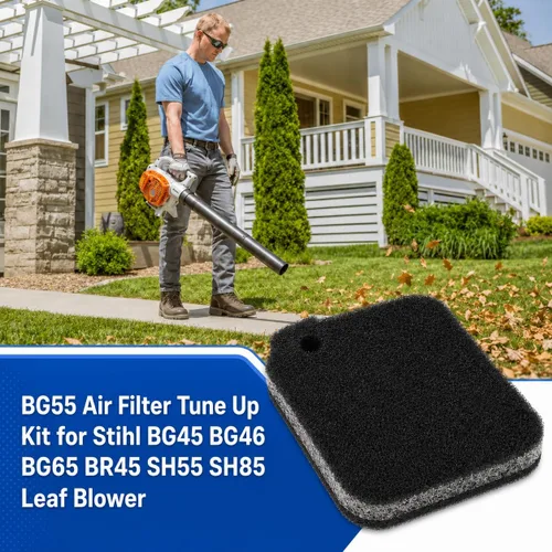 Vista 4 de Kit de afinación de filtro de aire BG55 para Stihl BG45 BG46 BG65 BR45 SH55 SH85 piezas soplador de hojas 4229 120 1800 filtro de combustible