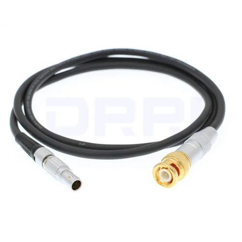 Vista 5 de BNC a 9-Pin EXT Conector Cable de entrada de código de tiempo para RED Komodo 6K (cable fino de 9 pines)