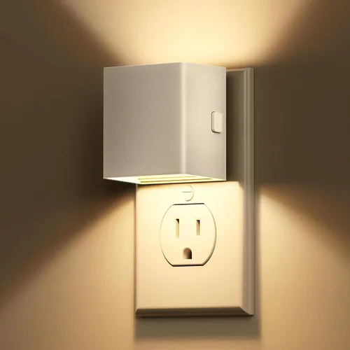Vista 17 de L LOHAS LED - Luz nocturna LED, luces nocturnas regulables enchufables en la pared, paquete de 2, luz nocturna de 3CCT para niños, giratoria 180°