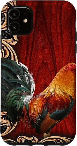 Vista 8 de Rooster Wood - Rooster-PC Funda para iPhone 17