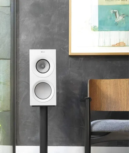 Vista 5 de KEF Altavoces R3 Standmound (par, negro)