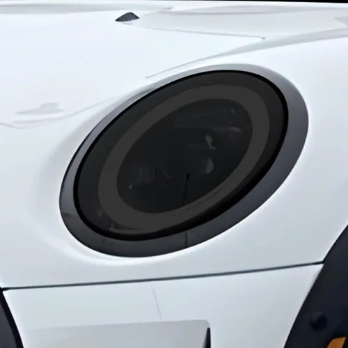 Vista 5 de BOGAR TECH DESIGNS Kit completo de tinte de luz para faros delanteros compatible con Mini Cooper Convertible 2019-2024, brasier transparente