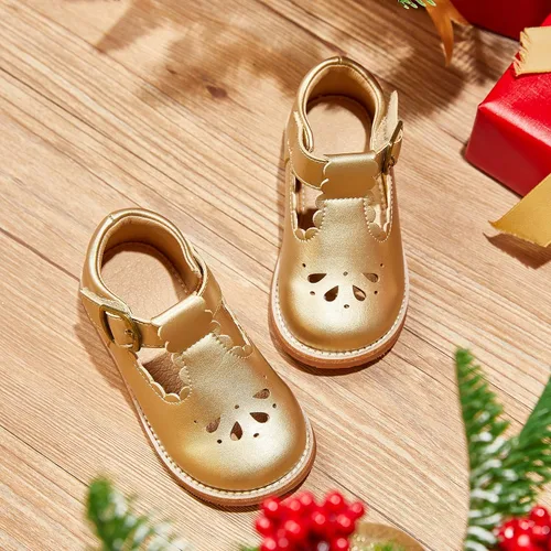 Vista 3 de Felix & Flora - Zapatos planos de vestir estilo Mary Jane para niña pequeña, zapatillas de ballet para niña, zapatos para fiestas y escuela