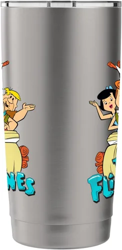 Vista 2 de The Flintstones - Vaso aislado de acero inoxidable vintage