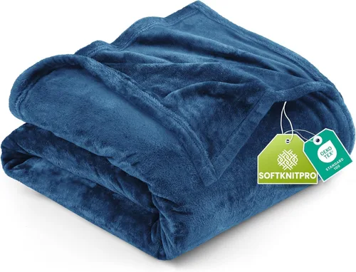 Vista 58 de Utopia Bedding - Manta de vellón de lujo, mullida, antiestática; manta de suave microfibra de 8.8 oz/yd² (300 g/m²) para sofá y cama; tamaño Gris