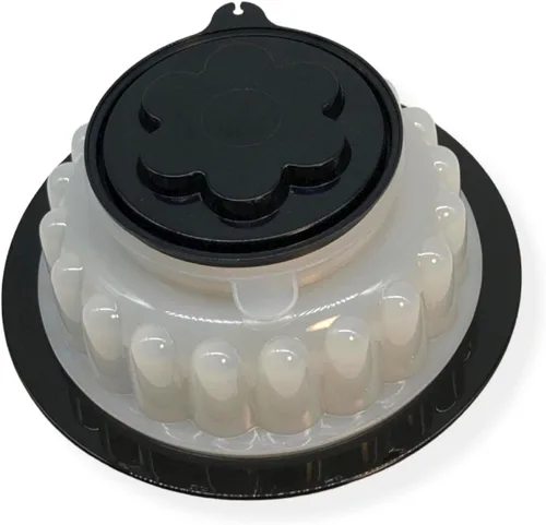Vista 2 de Tupperware Molde de postre para anillo de gelatina pequeño de 2.5 tazas, color negro