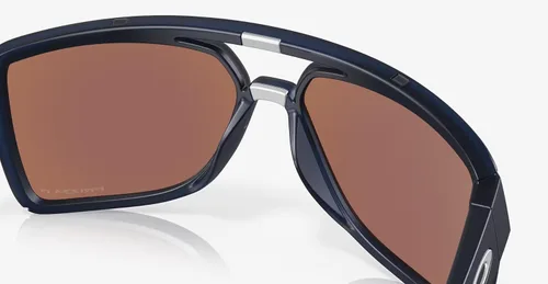 Vista 8 de Oakley Actuator - Gafas de sol de tortuga negra con lente polarizada Prizm Ruby de 2.244 in + estuche rígido