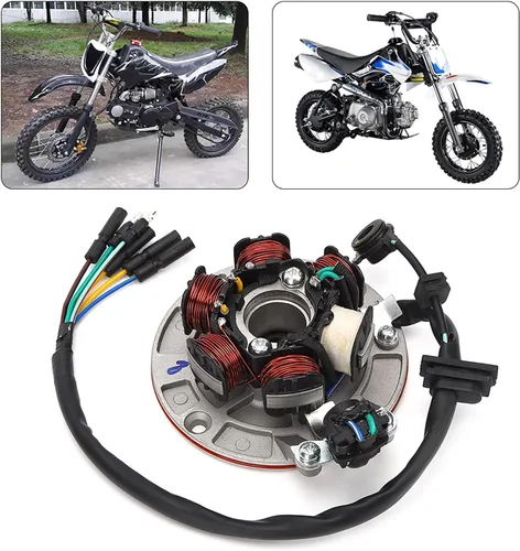 Vista 3 de Reemplazo de estator Magneto, placa de estator Magneto de repuesto de 5 bobinas, estator de encendido magnético, accesorio de motocicleta apto