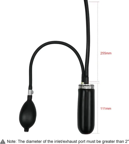 Vista 6 de Adaptador de admisión fácil con sellado fuerte vejiga expandible Máquina de humo Evap automotriz, accesorios para probador de fugas, máquina