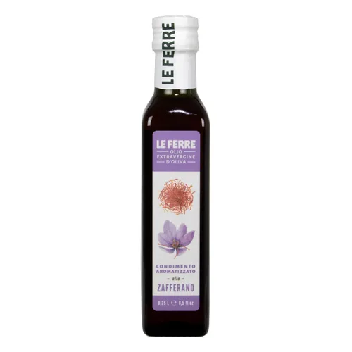 Vista 3 de Le Ferre Aceite de Oliva Virgen Extra con Sabor - 8.5 fl oz (Bergamota)