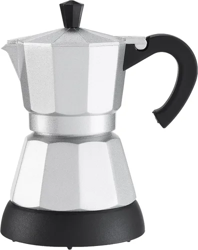 Vista 2 de UNIWARE Cafetera eléctrica profesional de café expreso/moka de 3 tazas