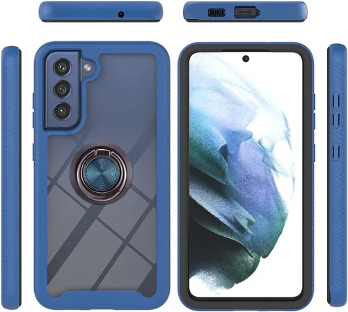 Vista 36 de Funda compatible con Xiaomi Poco X3 NFC, compatible con Xiaomi Poco X3 Pro/Poco X3 Ring Stand 3 en 1, color negro
