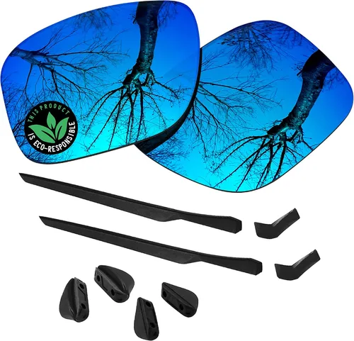Vista 13 de Raydi Lentes de repuesto de policarbonato y kits de goma para gafas de sol Oakley Mainlink XL OO9264
