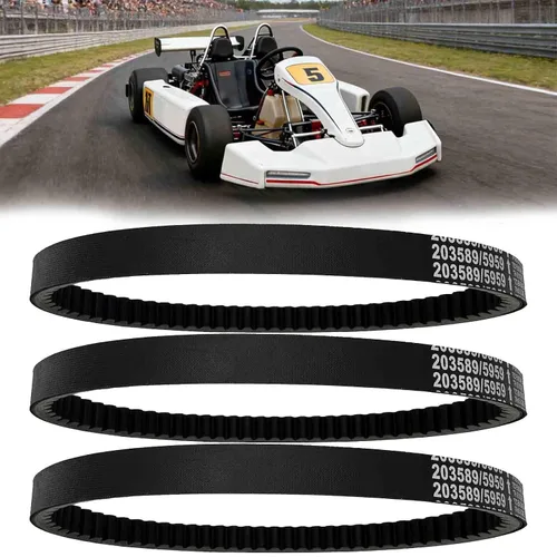 Vista 7 de Correa de transmisión Go Kart serie 30 compatible con Coleman KT196 Go Kart CVT, correa convertidora de par compatible con CK196-T, Manco 5959
