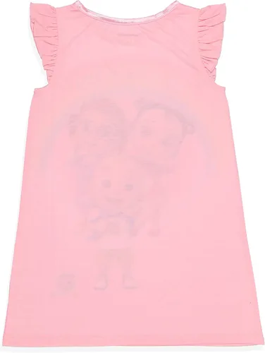 Vista 3 de Komar Kids CoComelon - Camisón de manga con volantes para niñas pequeñas