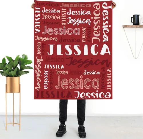 Vista 10 de Mantas de bebé personalizadas para niñas y niños con nombre, mantas de bebé personalizadas con nombre, mantas personalizadas para niños, artículos