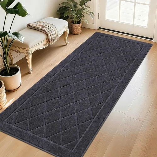 Vista 56 de BEQHAUSE - Tapete para puerta de 20 x 32 pulgadas, antideslizante, color beige
