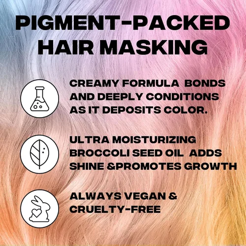 Vista 5 de Good Dye Young Color Depositing Mask, DYEposit Color Depositing Conditioner, Tratamiento Tonificante, Tonifica y Mejora el Cabello Tratado